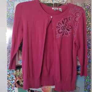 Pink Izod sweater